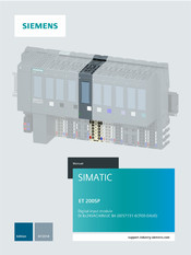 Siemens DI 8x24VAC/48VUC BA Manual