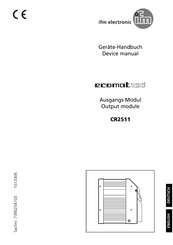 Ifm Electronic Ecomot 100 CR2511 Device Manual