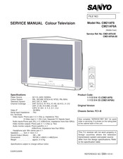 Sanyo CM21AF8-00 Service Manual