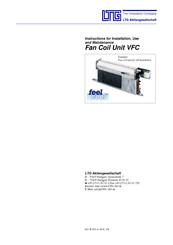 LTG VFC Instructions For Installation, Use And Maintenance Manual