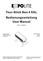 Focon Showtechnic Expolite Tour-Stick Neo 4 XAL User Manual