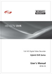 Daemyung Webgate Hybrid DVR Series User Manual