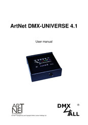 DMX4ALL Art-Net DMX-UNIVERSE 4.1 User Manual