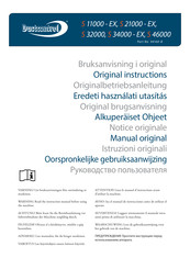 Dustcontrol S 21000-EX Original Instructions Manual