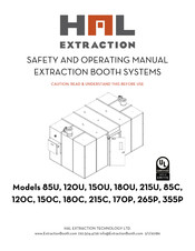 HAL Extraction 85C Safety And Operating Manual