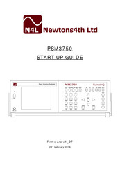Newtons4th NumetriQ PSM3750-3C Startup Manual