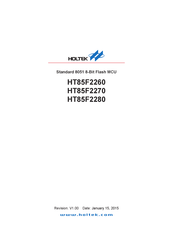 HOLTEK HT85F2280 Manual