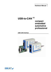 IXXAT USB-to-CAN compact Hardware Manual