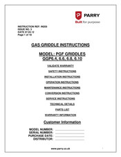PARRY GGP6.8 Instructions Manual