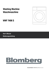 Blomberg WNF 7406 S User Manual