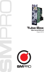 SMPro Tube Box Operating Manual