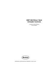 Nordson Rhino GMT 360 Customer Product Manual