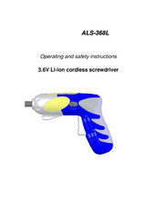 AEBOS Technology ALS-368L Operating And Safety Instructions Manual