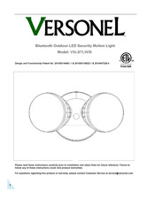 Versonel VSLBTLB Manual