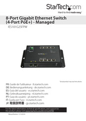 StarTech.com IES101G2SFPW Instruction Manual