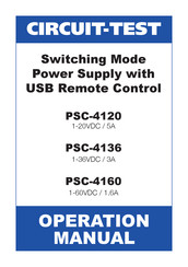 Circuit-test PSC-4120 Operation Manual