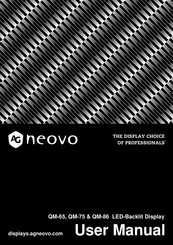 AG Neovo QM-65 User Manual