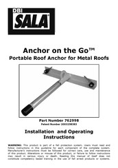 DBI SALA Anchor on the Go Installation And Operating Instructions Manual