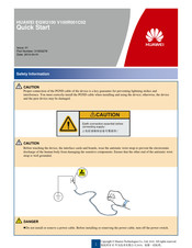 Huawei EGW2100 V100R001C02 Quick Start Manual