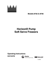 Taylor Horizon 8756 Operating Instructions Manual