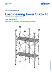 Doka Staxo 40 Instructions For Assembly And Use