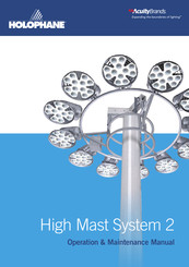 Acuity Brands Lighting Holophane High Mast System 2 Operation & Maintenance Manual
