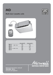 Airwell MD 38 RC Technical Instruction Manual