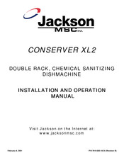 Jackson MSC CONSERVER XL2 Installation And Operation Manual