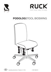 Ruck PODOLOGSTOOL BIOSWING Operating Instructions Manual
