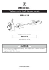 Masterbuilt MB20090719 Let's Get Started