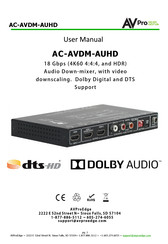 AVProEdge AC-AVDM-AUHD User Manual