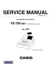Casio FE-700 MEX Service Manual