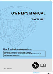 LG V-KC681H Series Owner's Manual