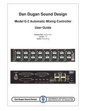 Dan Dugan Sound Design E-2 User Manual