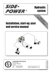 Sleipner Motor As Side-Power Installation, Start-Up, User And Service Manual