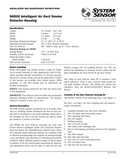 System Sensor DH500ACDC Installation And Maintenance Instructions Manual