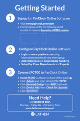 Lathem PC700 Getting Started
