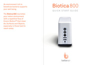 BetterAir Biotica 800 Quick Start Manual