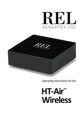 REL Acoustics HT-Air Wireless Operating Instructions Manual