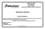 Bruno OUTDOOR ELITE CRE-2110E Operator's Manual