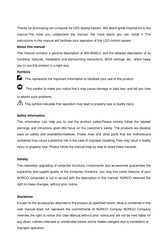 Norco BIS-6592LC User Manual