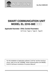 Oval EL 2310-08E Series Instruction Manual