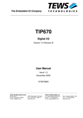 Tews Technologies TIP670 User Manual
