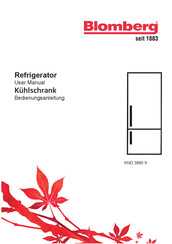 Blomberg KND 3880 X User Manual