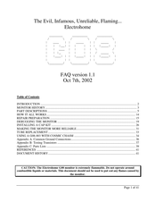 Vector G08-003 Faq