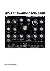 RADIKAL TECHNOLOGIES Swarm Oscillator RT-311 Manual