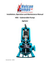 Browlee-Morrow Vulcan Pumps HDS 100L Installation, Operation And Maintenance Manual