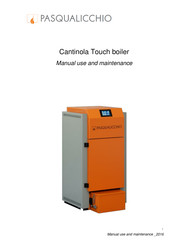 Pasqualicchio Cantinola Touch Series Use And Maintenance Manual