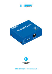 HW Group SMS-GW3 LTE User Manual