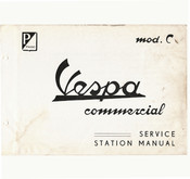 PIAGGIO Vespa Commercial Service Station Manual
